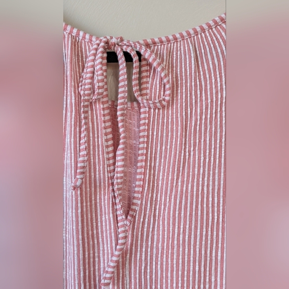 FREE MARKET Feeling Confident Blush Pink Ribbed Jumpsuit, Soft, Comfy, Size S - Picture 7 of 7